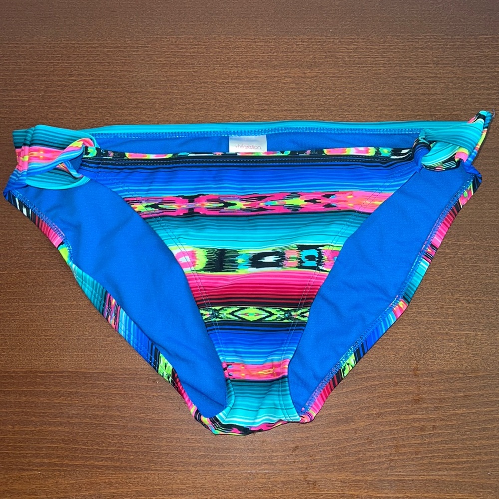 Xhilaration Multi color Tribal Print Bikini Bottom Size L